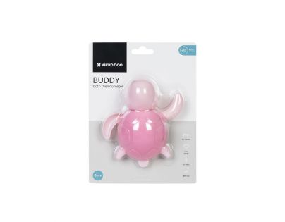 KikkaBoo Teplomer do vany Buddy Pink
