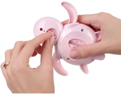 KikkaBoo Teplomer do vany Buddy Pink