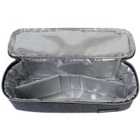 KikkaBoo Termoizolačné púzdro na jedlo veľké Foody Black