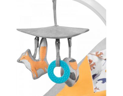 Kinderkraft 2020 houpátko vibrujúci s melódiou Felio Peony Rose do 18 kg