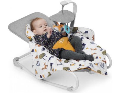 Kinderkraft 2020 houpátko vibrujúci s melódiou Felio Peony Rose do 18 kg