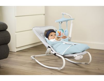 Kinderkraft Húpatko vibrujúce s melódiou Felio Light Blue 0m+, do 18kg, Kinderkraft 2019