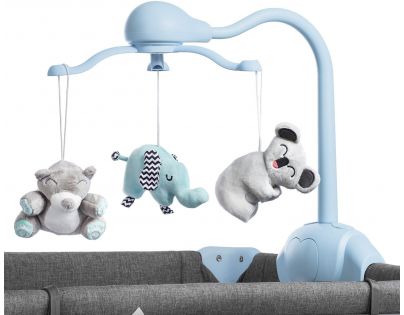 Kinderkraft Postieľka cestovná Joy s doplnkami Blue