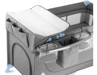 Kinderkraft Postieľka cestovná Joy s doplnkami Blue