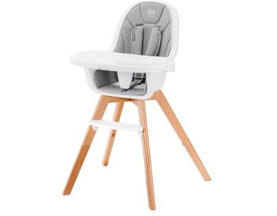 Kinderkraft Stolička jedálenská 2 v 1 Tixi grey