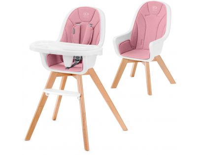 Kinderkraft Stolička jedálenská 2 v 1 Tixi pink