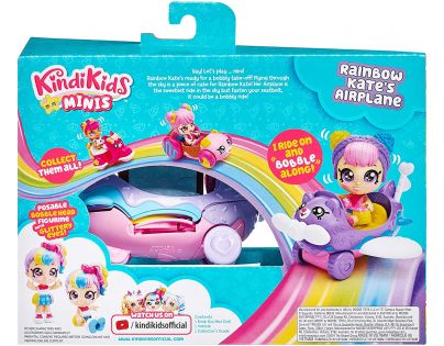Kindi Kids Mini Rainbow Kate lietadlo