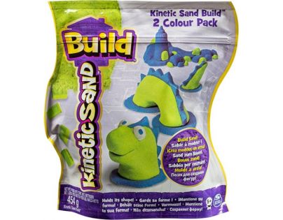 Kinetic Sand 2 barvy v balení - Modrá a zelená