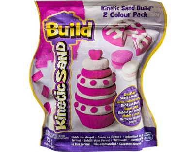 Kinetic Sand 2 barvy v balení - Růžová a bílá