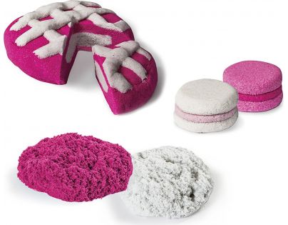 Kinetic Sand 2 barvy v balení - Růžová a bílá