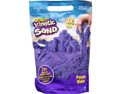 Kinetic Sand Balení barevných písků 0,9Kg fialový