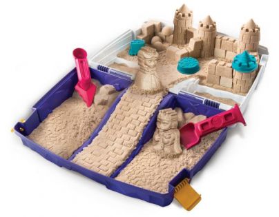 Kinetic Sand Cestovné kufrík s formičkami