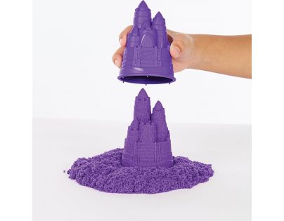 Kinetic Sand krabica tekutého piesku s podložkou fialová