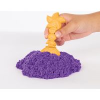 Kinetic Sand krabica tekutého piesku s podložkou fialová 6