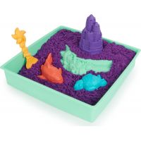 Kinetic Sand krabica tekutého piesku s podložkou fialová