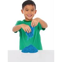 Kinetic Sand krabica tekutého piesku s podložkou modrá 6