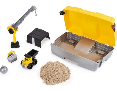 Kinetic Sand kufor pre stavbárov