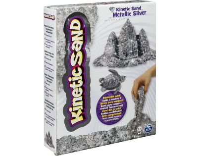 Kinetic Sand Metallic - Stříbrná