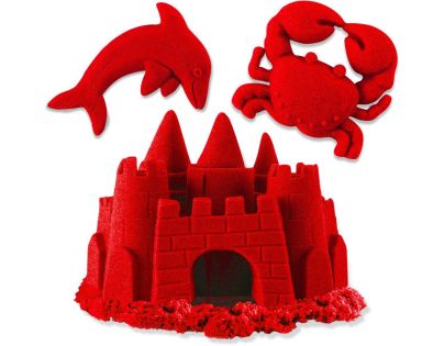 Kinetic sand neonové barvy písku červený