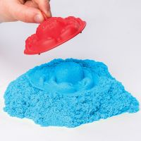 Kinetic Sand Piesočný zámok s formičkami 454 g modrý 2