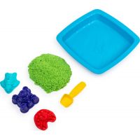 Kinetic Sand Písečný zámek s formičkami 454 g zelený 2