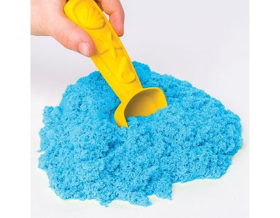 Kinetic Sand Piesočný zámok s formičkami 454 g modrý