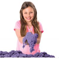 Kinetic Sand Piesočný zámok s formičkami 454 g fialový 3