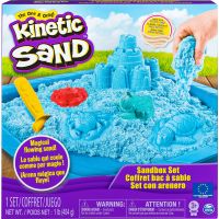 Kinetic Sand Piesočný Zámok s formičkami modrý 454 g