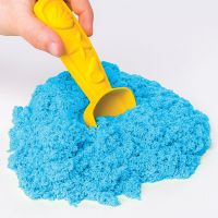 Kinetic Sand Piesočný Zámok s formičkami modrý 454 g 5