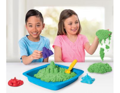 Kinetic Sand Piesočný Zámok zelený
