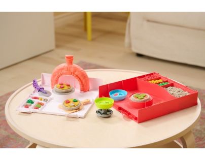 Kinetic Sand výroba pizze