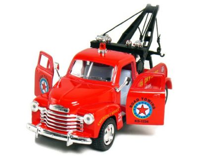 Kinsmart Auto Chevrolet 3100 Wrecker 1953 - Červené
