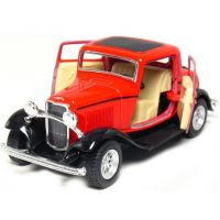 Kinsmart Auto Ford 3 Window Coupe - Červený 2