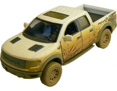 Kinsmart Auto Ford F-150 SVT Raptor 12 cm - Bílá