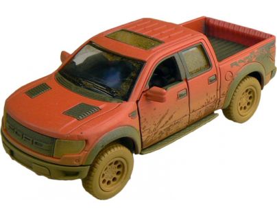Kinsmart Auto Ford F-150 SVT Raptor 12 cm - Červená