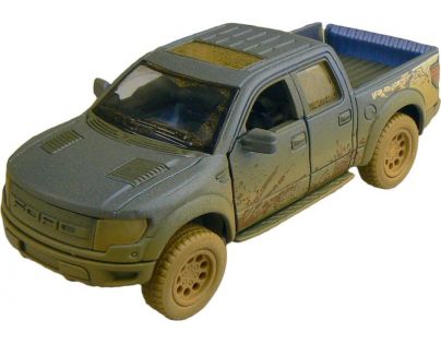 Kinsmart Auto Ford F-150 SVT Raptor 12 cm - Modrá