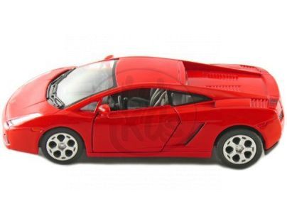 Kinsmart Auto Lamborghini Gallardo na zpětné natažení 12cm - Červená