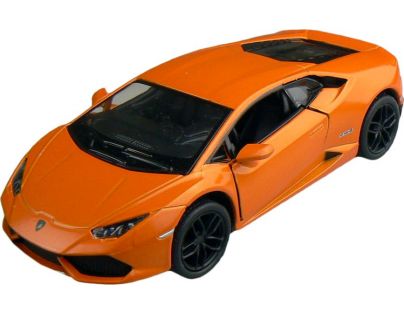 Kinsmart Auto Lamborghini Huracan 12cm - Oranžová
