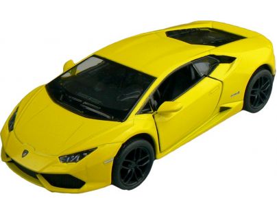 Kinsmart Auto Lamborghini Huracan 12cm - Žlutá