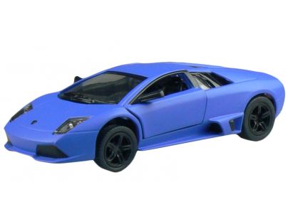 Kinsmart Auto Lamborghini na spätné natiahnutie 13 cm - Murcielago modré 1:36