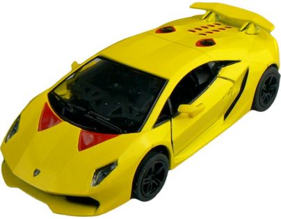 Kinsmart Auto Lamborghini Sesto Elemento 12 cm - Žlutá