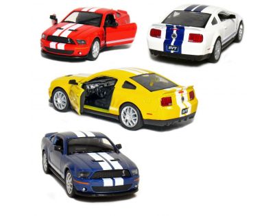 Kinsmart Auto Shelby Mustang GT500 kov 12cm na zpětné natažení