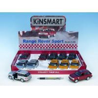Kinsmart Auto Range Rover Sport kov 13cm na zpětné natažení 2