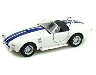 Kinsmart Auto Shelby Cobra 1965 na zpětné natažení - Bílá