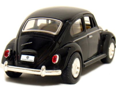 Kinsmart Auto Volkswagen Beetle na zpětné natažení - Černá