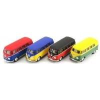 Kinsmart Autobus VW Classical kov 13 cm na spätné natiahnutie Kinsmart Autobus VW Classical kov 13 cm na spätné natiahnutie