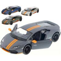 Kinsmart Lamborghini Huracan kov 12 cm sivý 2