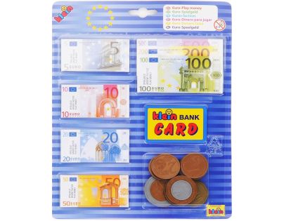 Klein Euro bankovky a mince