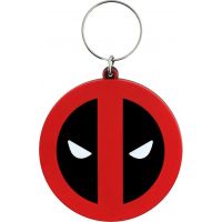 Kľúčenka gumová Deadpool logo