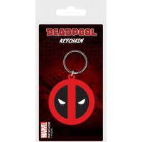 Kľúčenka gumová Deadpool logo 4